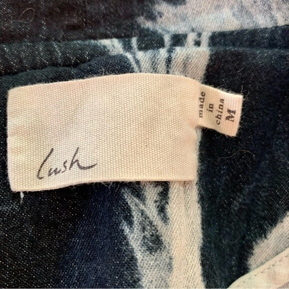 Lush Studded Tie Dye Festival Punk Boho Vest Medium - Picture 3 of 12